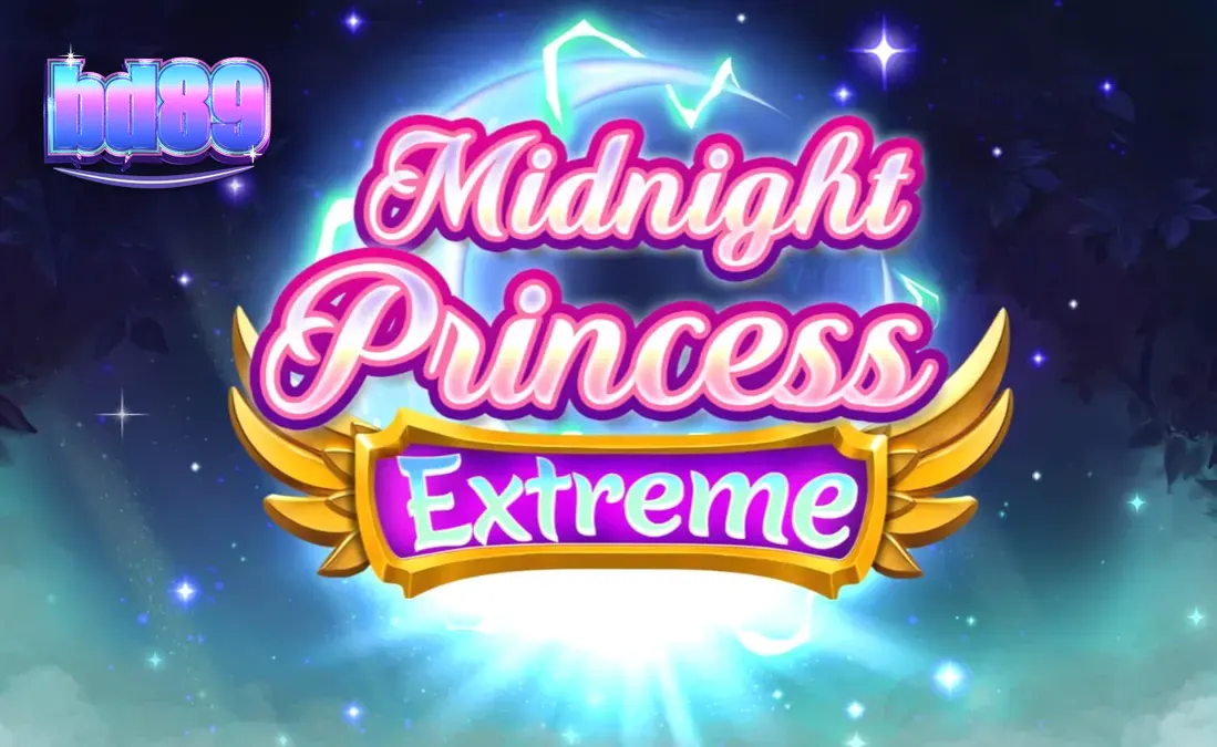Midnight Princess Extreme স্লট গেমের উজ্জ্বল অ্যানিমে থিম এবং রাজকন্যাদের প্রদর্শনকারী একটি দৃশ্য